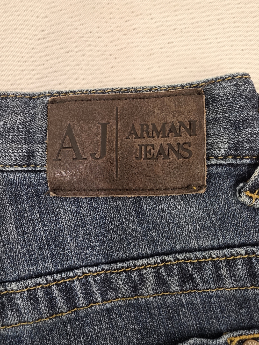 Armani Jeans Slimfit Denim Collection Blue Stone Wash W34 L32